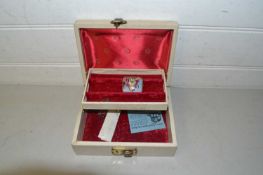 Jewellery box and various contents