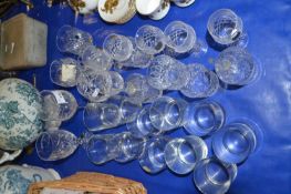 Mixed Lot: Wessex crystal glass wares and others