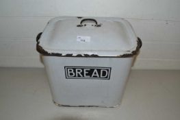 Enamel bread bin