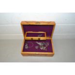 Small jewellery box and contents