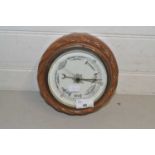 Barometer in rope carved case