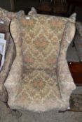Early 20th Century wing back armchair