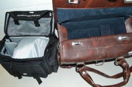 Camera case and a further Gladstone type bag (2)