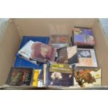 Box of various assorted CD's