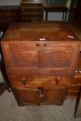 Small oak bureau