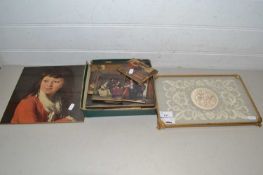 Mixed Lot: Dressing table tray, various place mats etc