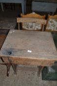 Vintage combination school desk and chair