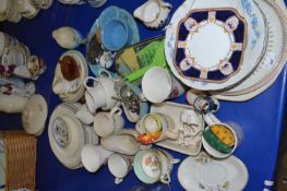 Mixed Lot: Various assorted dinner wares, mugs, house clearance items etc