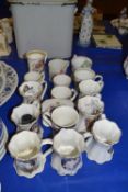Collection of royal commemorative mugs