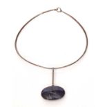 Georg Jensen TORUN Necklace No 174, Pendant No 133, marked 925S, TORUN, Denmark and Georg Jensen, in