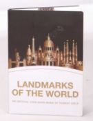 Landmarks of the World Gold Coin Bars, 12/100 proof bars depicting various land marks of the world