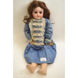 SFBJ doll in blue dress, 53cm long