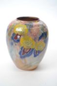 Royal Doulton vase with a design by Frank Brangwin RA, 18cm high