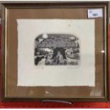 Graham Clarke (British, 20th century),"Rustic", etching aquatint, limited edition (39/100),