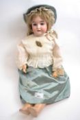 Armand Marseille Queen Louise doll, 57cm long