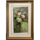 ROYO (Jose Mateu San Hilario) "Inocenia", serigraph, limited edition, numbered (39/275) and signed