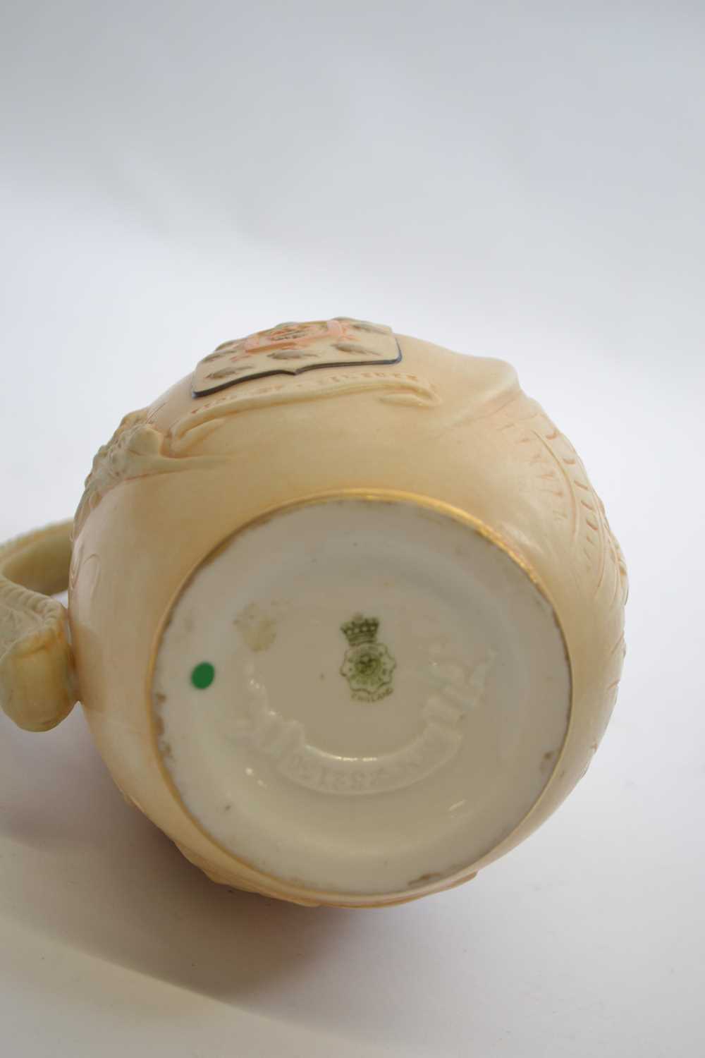 Doulton Burslam mug on ivory ground of Gladstone, 18cm high - Image 4 of 4