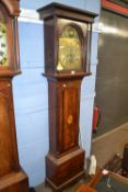 Adam Howie, Dullers, Georgian long case clock with arched brass dial and eight day movement set in a