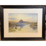 British School, 20th century, Loch Lomond, watercolour, indistinctly signed, 9.5x14.5ins, mounted,