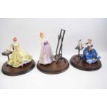 Quantity of Royal Doulton figures from the Gentle Arts Series produced by Pauline Parsons, six