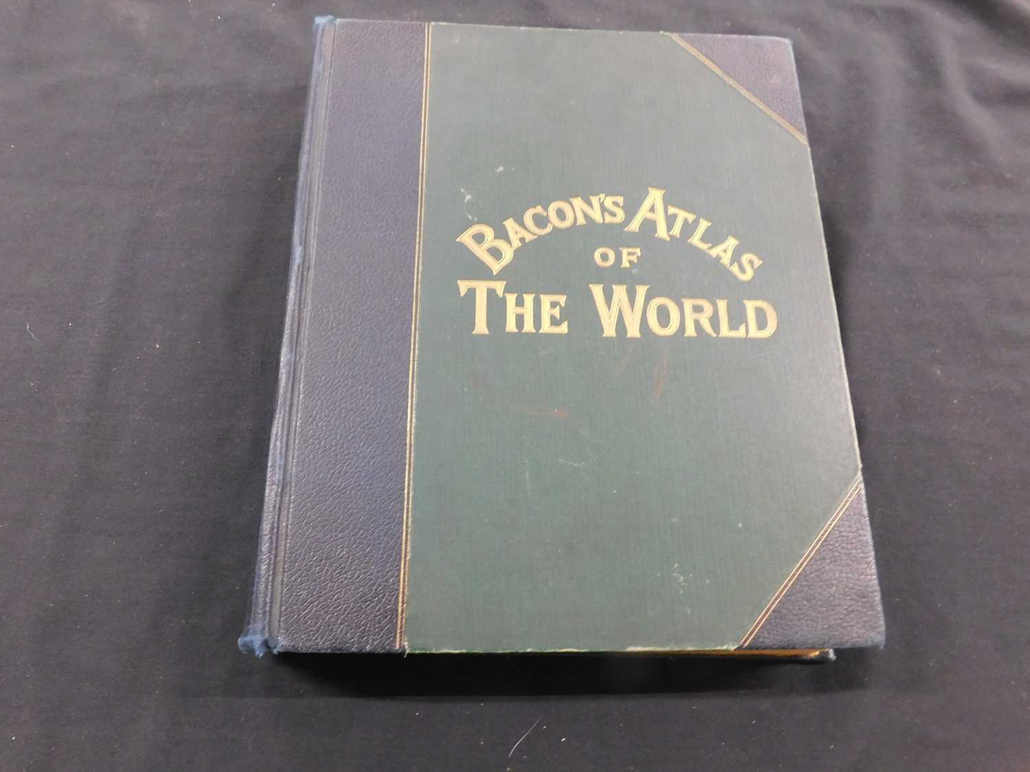 COMMERCIAL AND LIBRARY ATLAS OF THE WORLD WITH INDEX, Ed G W Bacon, London, G W Bacon, 1909, maps