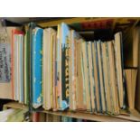 Box of children's mainly annuals including Rupert, Caberwick Green, Pippin etc