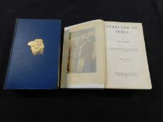 SVEN HEDIN: OVERLAND TO INDIA, London, McMillan, 1910, first edition, 2 vols, plates including 6