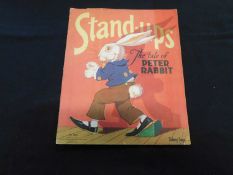 SIDNEY SAGE, STAND-UP, THE TALE OF PETER RABBIT: Aeron, Ohio, The Saalfield Publishing Co [1934],