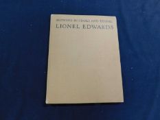 LIONEL EDWARDS: SKETCHES IN STABLE AND KENNEL, London, Nattali & Maurice, 1944, re-print, 12