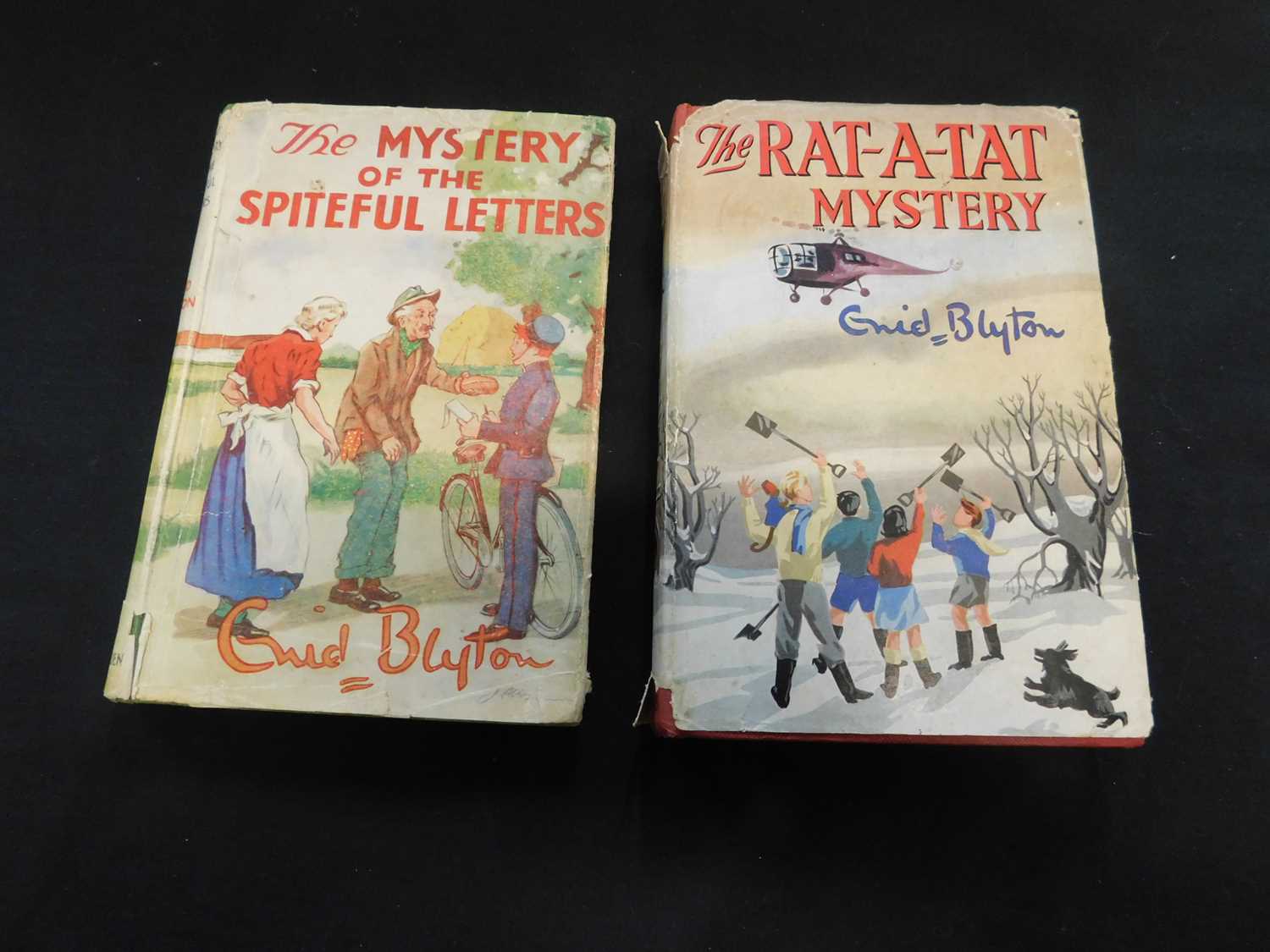 ENID BLYTON: THE MYSTERY OF THE SPITEFUL LETTERS, ill J Avvey, London, Methuen, 1946, first edition,