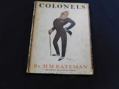 HENRY MAYO BATEMAN: COLONELS, London, Methuen, 1925, first edition, coloured frontis, 4to,