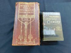 ISABELLA BEETON: 2 Titles: MRS BEETONS BOOK OF HOUSEHOLD MANAGEMENT.., London, Ward Lock, 1912,