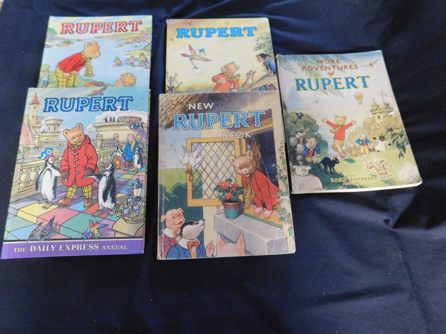 THE NEW RUPERT BOOK, [1946] annual, price unclipped, 4to, original pictorial wraps worn + MORE - Image 2 of 3