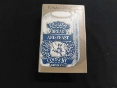 ELIZABETH DAVID: ENGLISH BREAD AND YEAST COOKERY, London, Allen Lane, 1977, first edition,
