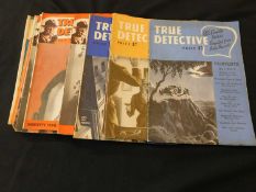TRUE DETECTIVE: London, Argus Press for the Illustrated Publishing Company 1951-60, 14 assorted