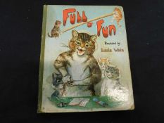 CLIFTON BINGHAM: FULL OF FUN, ill Louis Wain, London, Ernest Nister [1908], mounted coloured