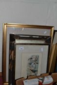 Mixed Lot: Various framed pictures (4)