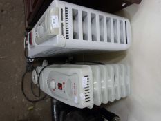 Two electric radiators
