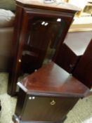 Stag Minstrel two piece lounge corner display cabinet
