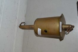 A vintage brass clockwork spitjack