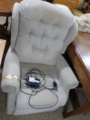 Electric recliner armchair