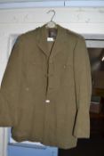 Vintage Burberry green military jacket