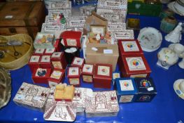 Mixed Lot: Collection of Colour Box miniature ornaments and other items