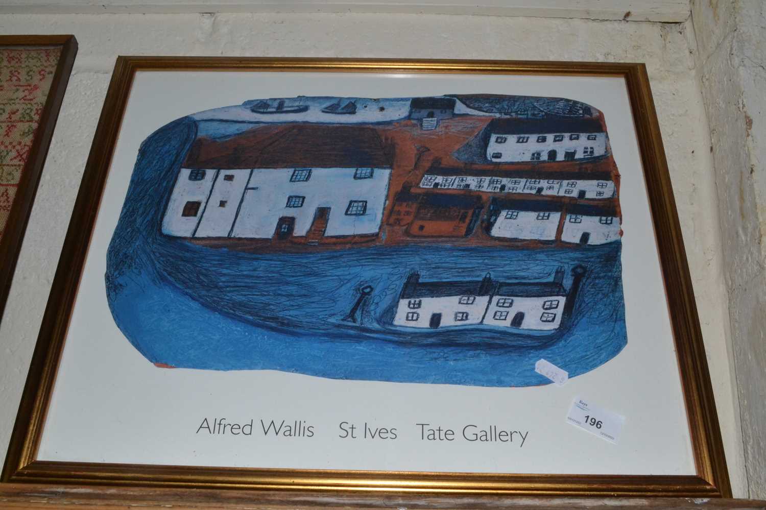 Alfred Wallis, St Ives Tate Gallery, coloured print