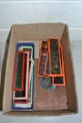 Box of various magic lantern slides