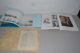 Mixed lot comprising Normal Rockwell A Sixty Year Retrospective, an album The First Fleet