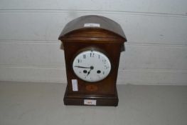 Edwardian mahogany cased mantel clock