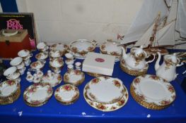 Quantity of Royal Albert Old Country Rose tea and table wares