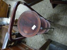 Mahogany three tier cake stand