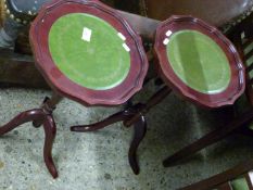 Pair of modern wine tables